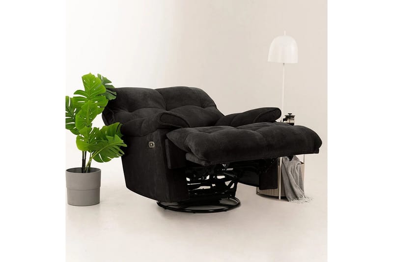 Osmara Reclinerfåtölj Elektrisk - Svart - Möbler - Fåtölj & stolar - Fåtölj - Liggfåtölj
