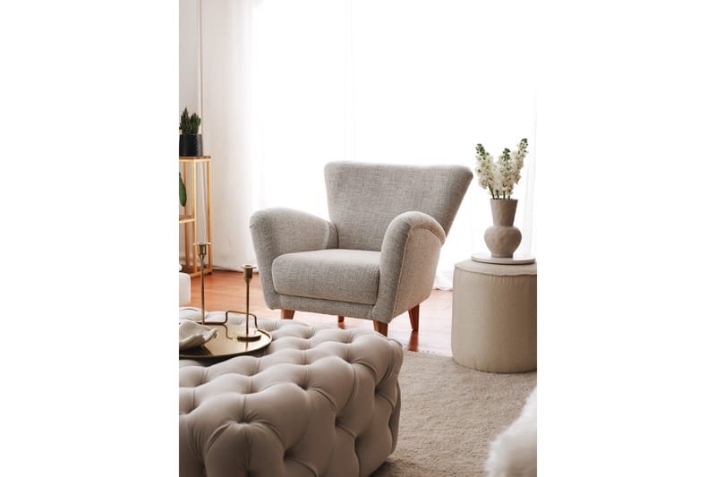 Patwa Teddy Fåtölj Grå - Grå - Möbler - Fåtölj & stolar - Fåtölj