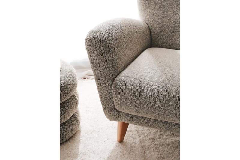 Patwa Teddy Fåtölj Grå - Grå - Möbler - Fåtölj & stolar - Fåtölj