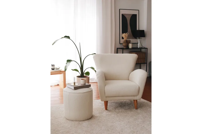 Patwa Teddy Fåtölj White - Vit - Möbler - Fåtölj & stolar - Fåtölj