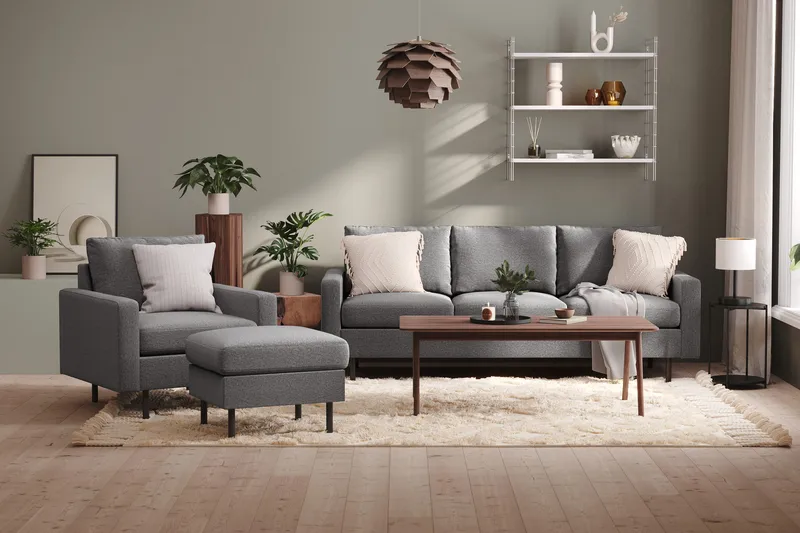 Peppe Fåtölj - Ljusgrå - Möbler - Fåtölj & stolar - Fåtölj