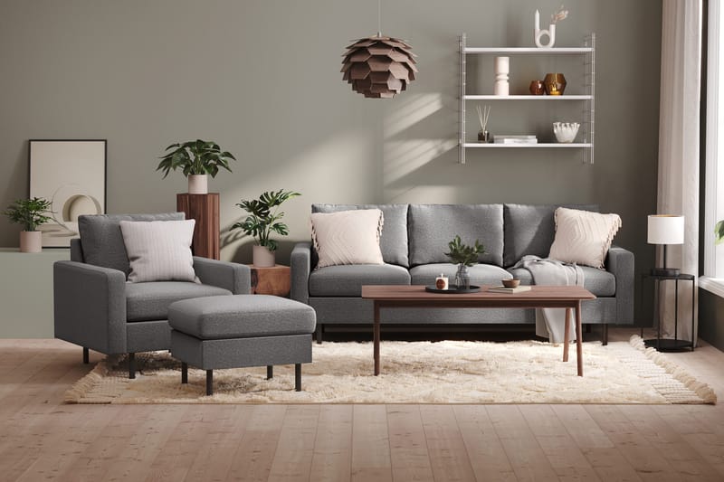 Peppe Fåtölj - Ljusgrå - Möbler - Fåtölj & stolar - Fåtölj