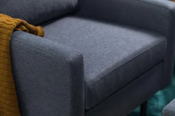 Peppe Fåtölj - Mörkgrå - Möbler - Fåtölj & stolar - F åtölj