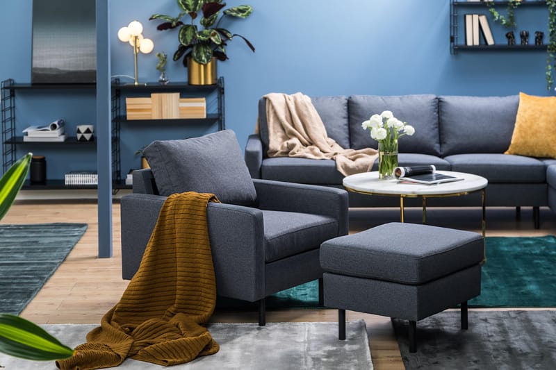 Peppe Fåtölj - Mörkgrå - Möbler - Fåtölj & stolar - Fåtölj