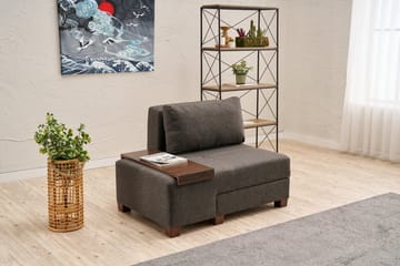 Perenna Bäddfåtölj - Antracit - Möbler - Fåtölj & stolar - Fåtölj - Bäddfåtölj