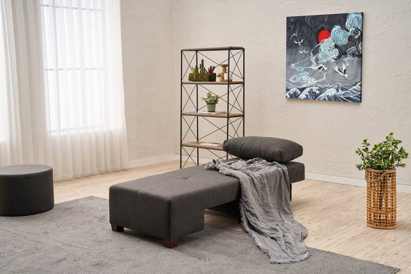 Perenna Bäddfåtölj - Antracit - Möbler - Fåtölj & stolar - Fåtölj - Bäddfåtölj