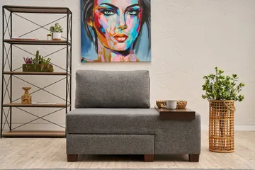 Perenna Bäddfåtölj - Grå - Möbler - Fåtölj & stolar - Fåtölj - Bäddfåtölj