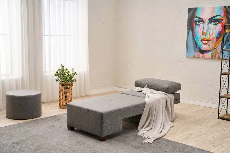 Perenna Bäddfåtölj - Grå - Möbler - Fåtölj & stolar - Fåtölj - Bäddfåtölj