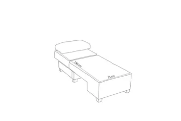 Perenna Bäddfåtölj - Grå - Möbler - Fåtölj & stolar - Fåtölj - Bäddfåtölj