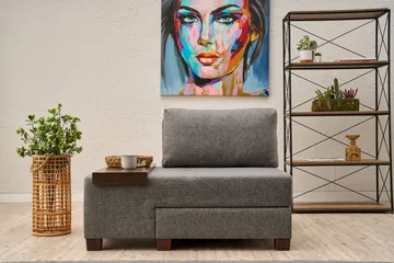 Perenna Bäddfåtölj - Grå - Möbler - Fåtölj & stolar - Fåtölj - Bäddfåtölj