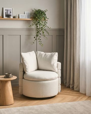 Fåtölj Randers - Off-White - Möbler - Fåtölj & stolar - Fåtölj - Clubfåtölj