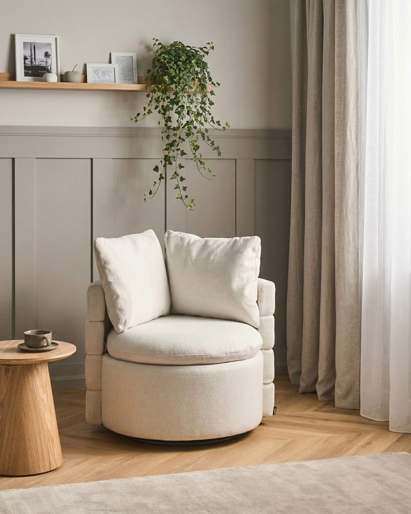 Fåtölj Randers - Off-White - Möbler - Fåtölj & stolar - Fåtölj - Clubfåtölj