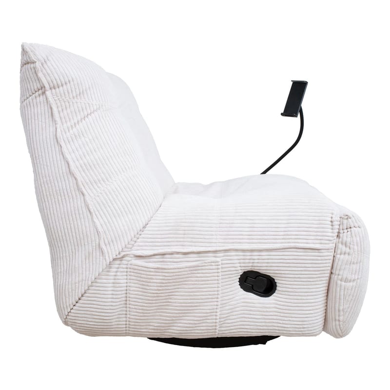 Recliner vilstol Selor med manuell mekanism - creme - Möbler - Fåtölj & stolar - Fåtölj - Biofåtölj & reclinerfåtölj