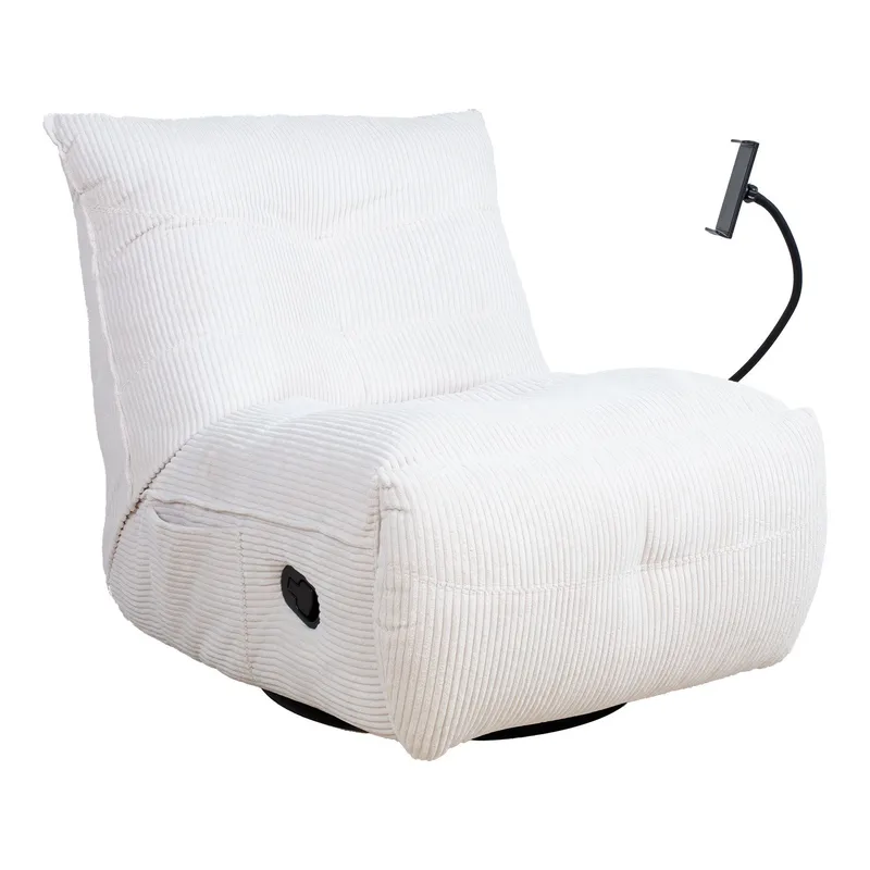 Recliner vilstol Selor med manuell mekanism, creme