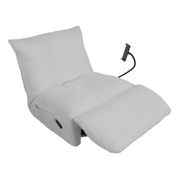 Recliner vilstol Selor med manuell mekanism - ljusgrå - Möbler - Fåtölj & stolar - Fåtölj - Biofåtölj & reclinerfåtölj