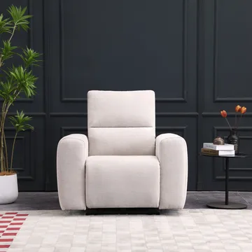 Reclinerfåtölj Ödmark med elektrisk mekanism - ljusbeige - Möbler - Fåtölj & stolar - Fåtölj - Biofåtölj & reclinerfåtölj