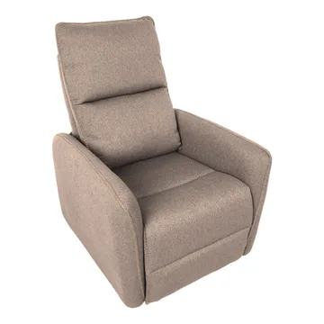 Reclinerfåtölj Örsvik med push back-mekanism - Beige - Möbler - Fåtölj & stolar - Fåtölj - Biofåtölj & reclinerfåtölj