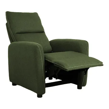 Reclinerfåtölj Örsvik med push back-mekanism - grön - Möbler - Fåtölj & stolar - Fåtölj - Biofåtölj & reclinerfåtölj