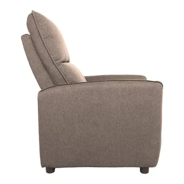 Reclinerfåtölj Örsvik med push back-mekanism - Beige - Möbler - Fåtölj & stolar - Fåtölj - Biofåtölj & reclinerfåtölj