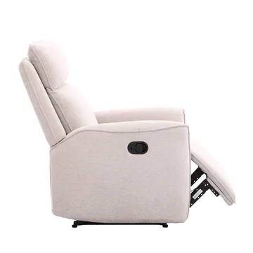 Reclinerfåtölj Östvik med manuell mekanism - beige - Möbler - Fåtölj & stolar - Fåtölj - Biofåtölj & reclinerfåtölj