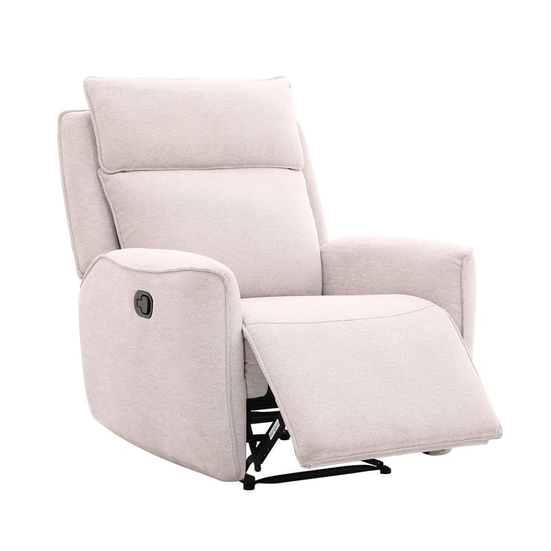 Reclinerfåtölj Östvik med manuell mekanism - beige - Möbler - Fåtölj & stolar - Fåtölj - Biofåtölj & reclinerfåtölj