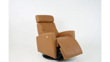 Reclinerfåtölj Bulgarsk - Cognac - Möbler - Fåtölj & stolar - Fåtölj - Snurrfåtölj