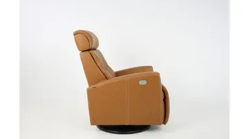 Reclinerfåtölj Bulgarsk - Cognac - Möbler - Fåtölj & stolar - Fåtölj - Snurrfåtölj