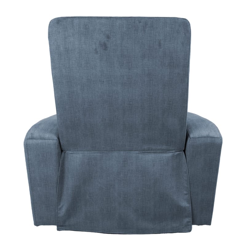 Reclinerfåtölj Darvi med elektrisk mekanism - blå - Möbler - Fåtölj & stolar - Fåtölj - Biofåtölj & reclinerfåtölj