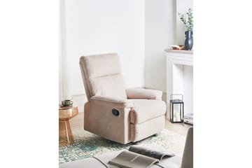 Reclinerfåtölj Everton - Beige - Möbler - Fåtölj & stolar - Fåtölj - Liggfåtölj