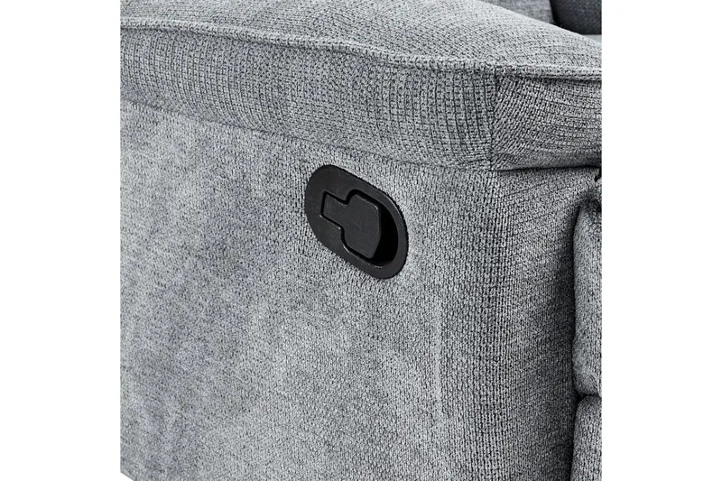 Reclinerfåtölj Everton - Grå - Möbler - Fåtölj & stolar - Fåtölj - Biofåtölj & reclinerfåtölj