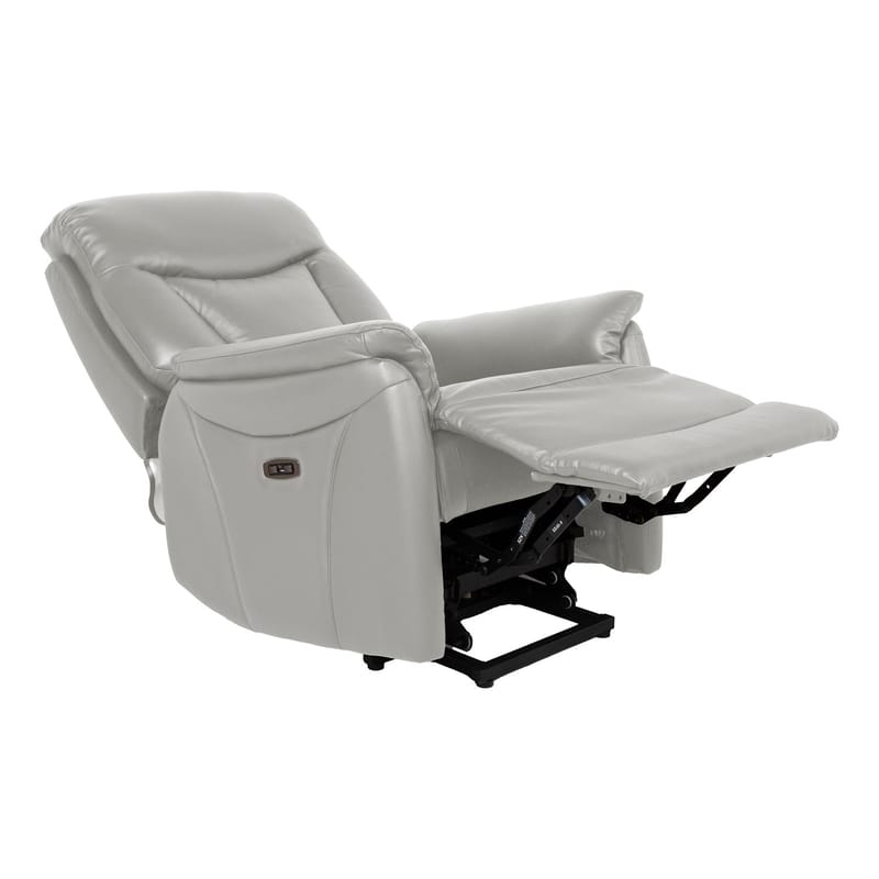 Reclinerfåtölj Gårdal med elektrisk lyftmekanism läder - Beige - Möbler - Fåtölj & stolar - Fåtölj