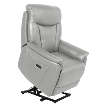 Reclinerfåtölj Gårdal med elektrisk lyftmekanism läder - Beige - Möbler - Fåtölj & stolar - Fåtölj