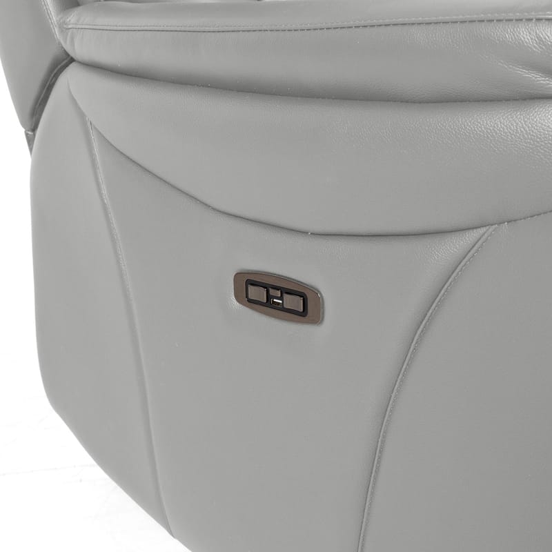 Reclinerfåtölj Gårdal med elektrisk lyftmekanism läder - Beige - Möbler - Fåtölj & stolar - Fåtölj
