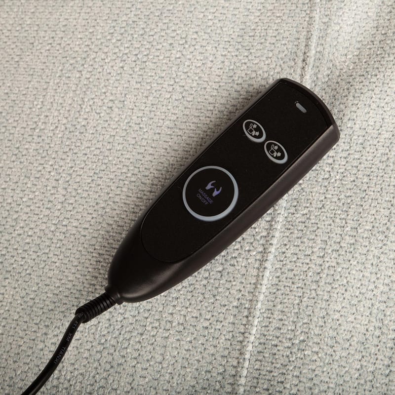 Reclinerfåtölj Gränor med elektrisk mekanism och massagefunktion - blågrå - Möbler - Fåtölj & stolar - Fåtölj - Massagestol & massagefåtölj