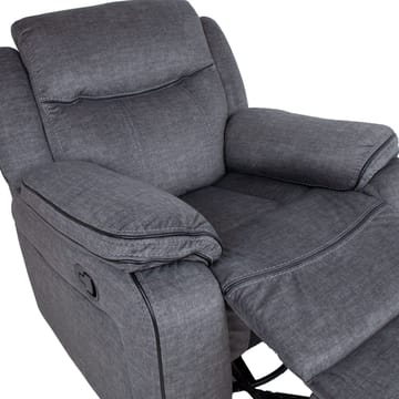 Reclinerfåtölj Iskmar med manuell mekanism - Grå - Möbler - Fåtölj & stolar - Fåtölj - Biofåtölj & reclinerfåtölj