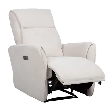 Reclinerfåtölj Lavor med elektrisk mekanism - vit - Möbler - Fåtölj & stolar - Fåtölj - Biofåtölj & reclinerfåtölj