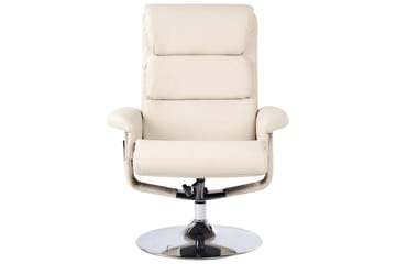 Reclinerfåtölj Legend - Beige, Silver - Möbler - Fåtölj & stolar - Fåtölj - Massagestol & massagefåtölj