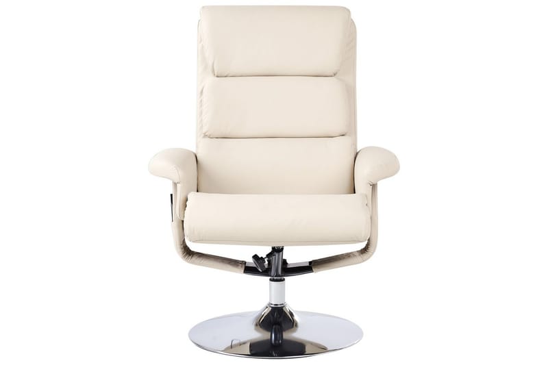 Reclinerfåtölj Legend - Beige, Silver - Möbler - Fåtölj & stolar - Fåtölj - Massagestol & massagefåtölj