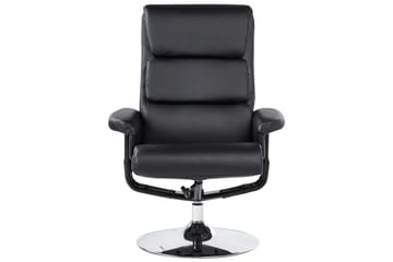 Reclinerfåtölj Legend - Svart, Silver - Möbler - Fåtölj & stolar - Fåtölj - Massagestol & massagefåtölj