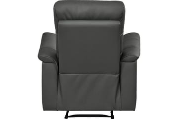 Reclinerfåtölj Loft24 Fåtölj Southbrook Grå, PU/trä/metall, Elektrisk vilstol Grå - Möbler - Fåtölj & stolar - Fåtölj - Biofåtölj & reclinerfåtölj