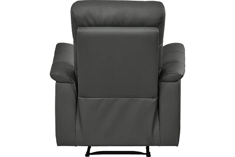 Reclinerfåtölj Loft24 Fåtölj Southbrook Grå, PU/trä/metall, Elektrisk vilstol Grå - Möbler - Fåtölj & stolar - Fåtölj - Biofåtölj & reclinerfåtölj