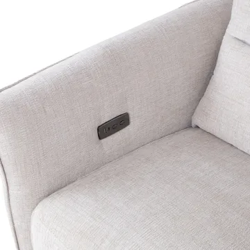 Reclinerfåtölj Näsdal med elektrisk mekanism - ljusbeige - Möbler - Fåtölj & stolar - Fåtölj - Biofåtölj & reclinerfåtölj