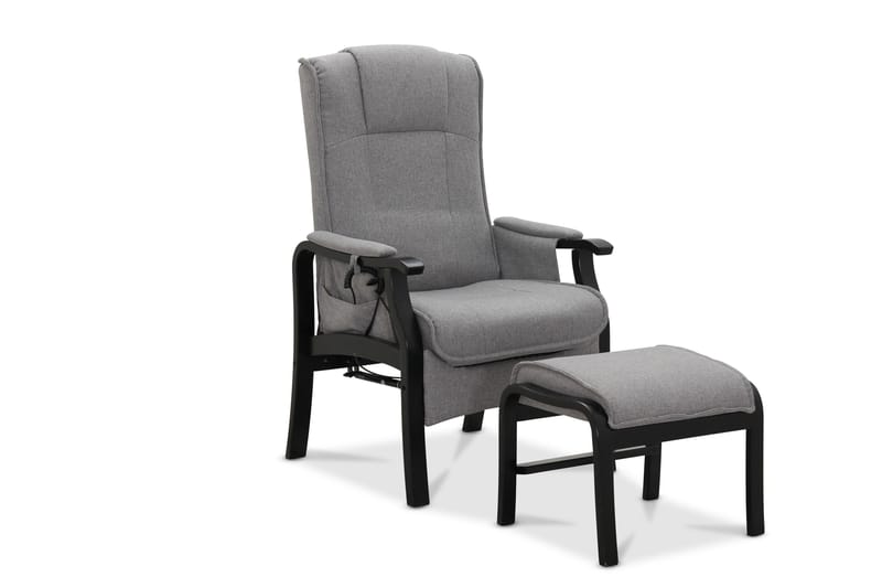 Reclinerfåtölj NO_BRAND Saika Reclinerfåtölj Elektrisk Ljusgrå