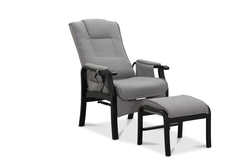 Reclinerfåtölj NO_BRAND Saika Reclinerfåtölj Elektrisk Ljusgrå - Möbler - Fåtölj & stolar - Fåtölj - Biofåtölj & reclinerfåtölj