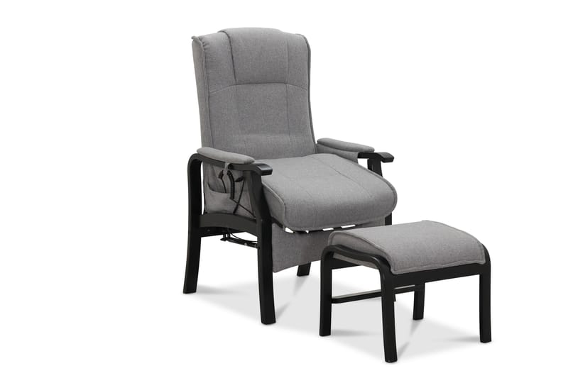 Reclinerfåtölj NO_BRAND Saika Reclinerfåtölj Elektrisk Ljusgrå - Möbler - Fåtölj & stolar - Fåtölj - Biofåtölj & reclinerfåtölj
