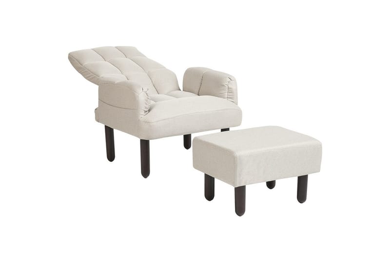 Reclinerfåtölj Oland - Beige, brun - Möbler - Fåtölj & stolar - Fåtölj - Liggfåtölj
