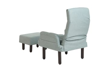 Reclinerfåtölj Oland - Grön, brun, grå - Möbler - Fåtölj & stolar - Fåtölj - Liggfåtölj