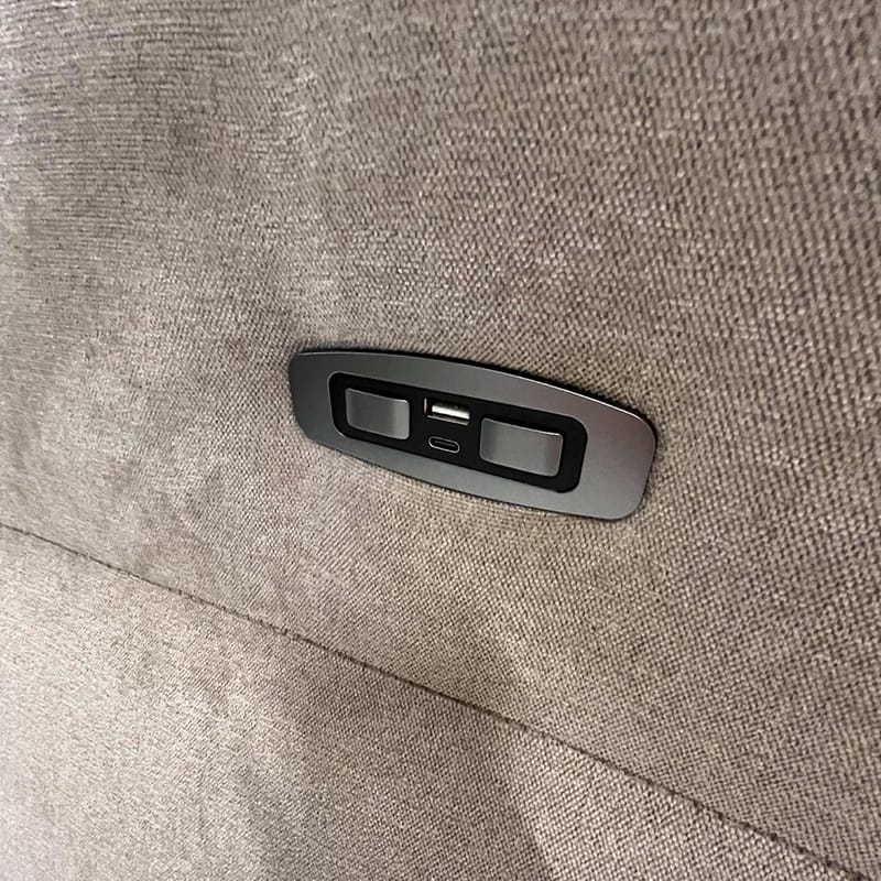 Reclinerfåtölj Ravdal med elektrisk mekanism - grå - Möbler - Fåtölj & stolar - Fåtölj - Biofåtölj & reclinerfåtölj