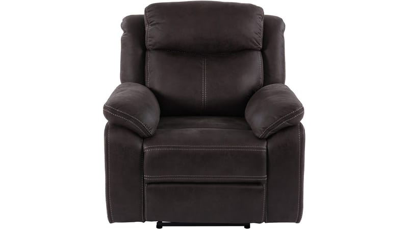 Reclinerfåtölj Rindal Tyg Elektrisk - brungrå - Möbler - Fåtölj & stolar - Fåtölj - Biofåtölj & reclinerfåtölj
