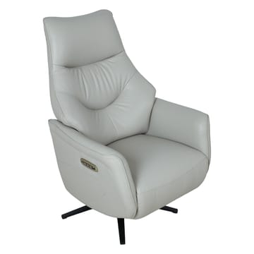 Reclinerfåtölj Rosdal med elektrisk mekanism - beige läder - Möbler - Fåtölj & stolar - Fåtölj - Biofåtölj & reclinerfåtölj
